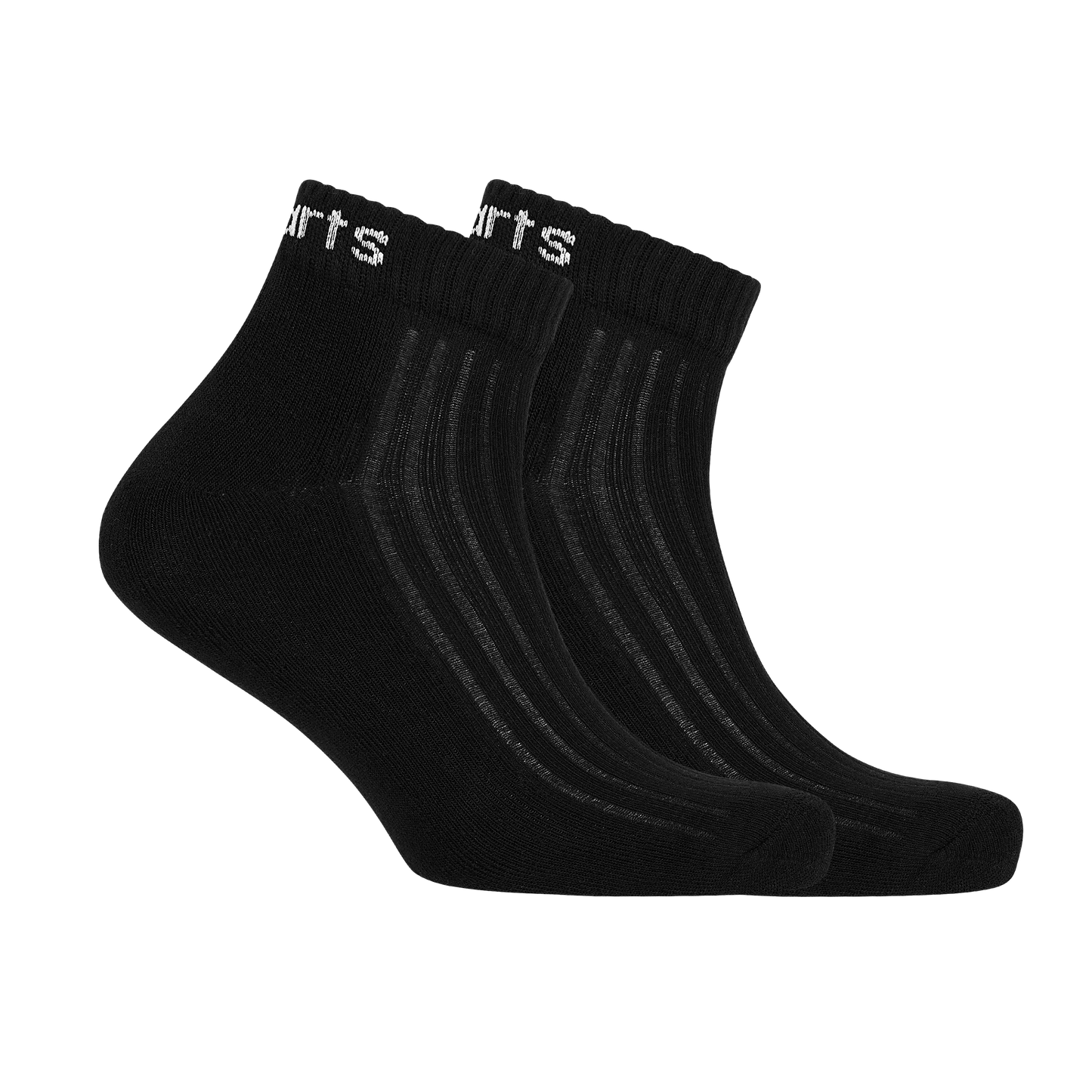 5 Pairs Ankle Socks - Ribbed (Black, Navy Blue, White, Grey & Dark Grey)