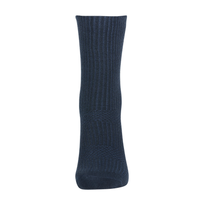 3 Pairs Health & Fitness Socks(soft touch) - (Black, Dark Grey & Navy Blue)